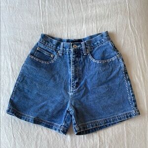 Vintage High-Waisted L.A. Blues Denim Shorts